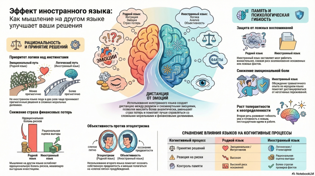 Эффект иностранного языка - как мышдение на другом языке улучшает ваши решения